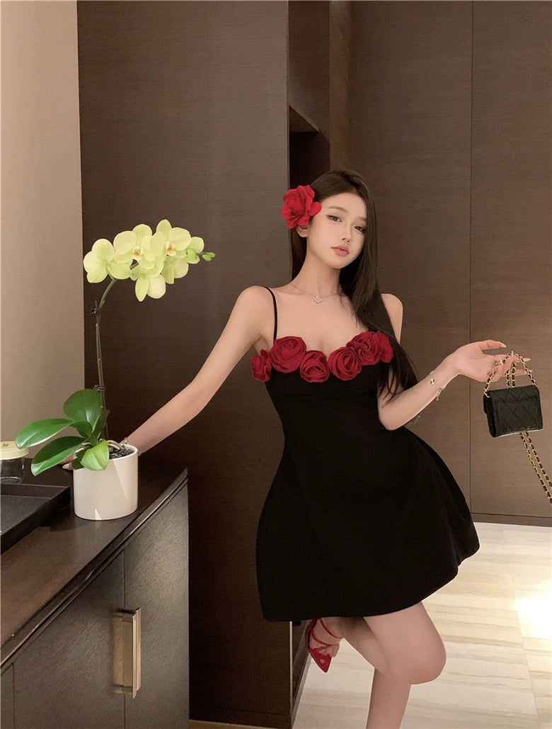 Robe noire pour femme S959