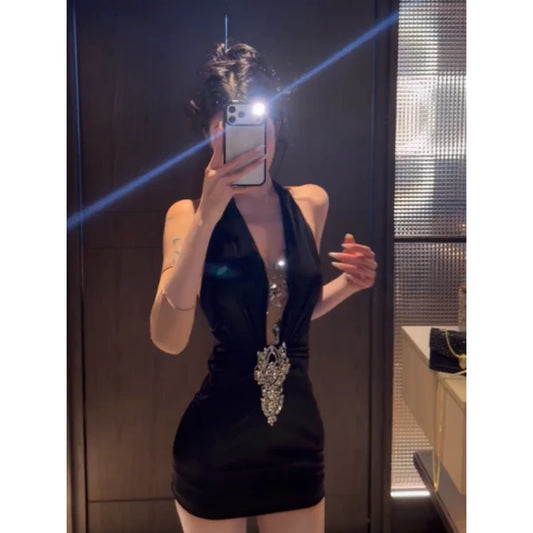 Black  Women Dress S978