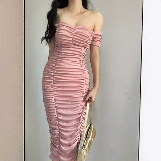 Pink Women Dress S984