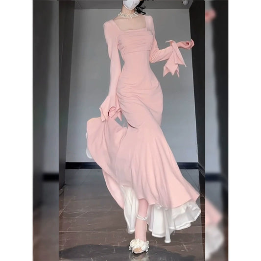 Pink Women Dress S989