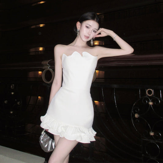 Robe blanche tendance S796