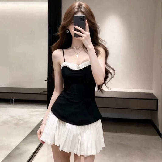 Schwarzes Kleid S773