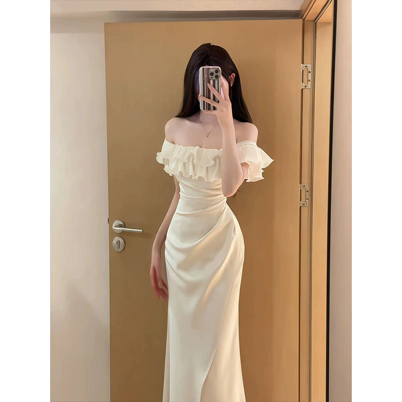 Fashion Apricot Dress S836
