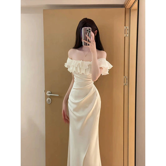 Robe abricot tendance S836