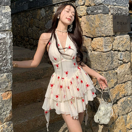 Modisches weißes Kleid S864