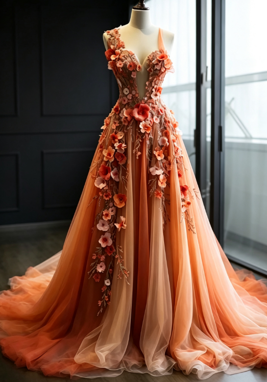 Pretty Ball Gown Sweetheart Pink Tulle Long Quinceanera Dress Formal Short Sleeves Flowers Vestido De 15 Anos Sweet 16 Dress W0288