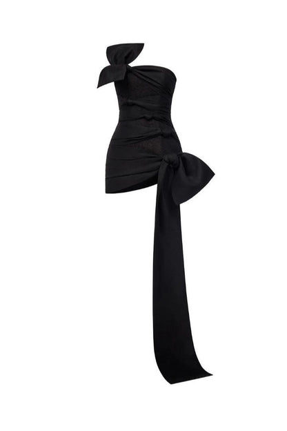 Cute Sheath Strapless Navy Blue Satin Short Mini Formal 8th Grade Homecoming Dresses Summer Middle School Hoco Dress Birthday Outfits W1186